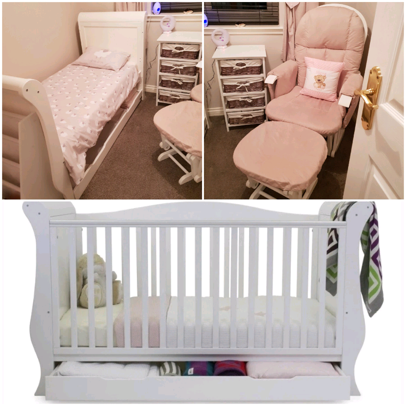 sleigh style cot